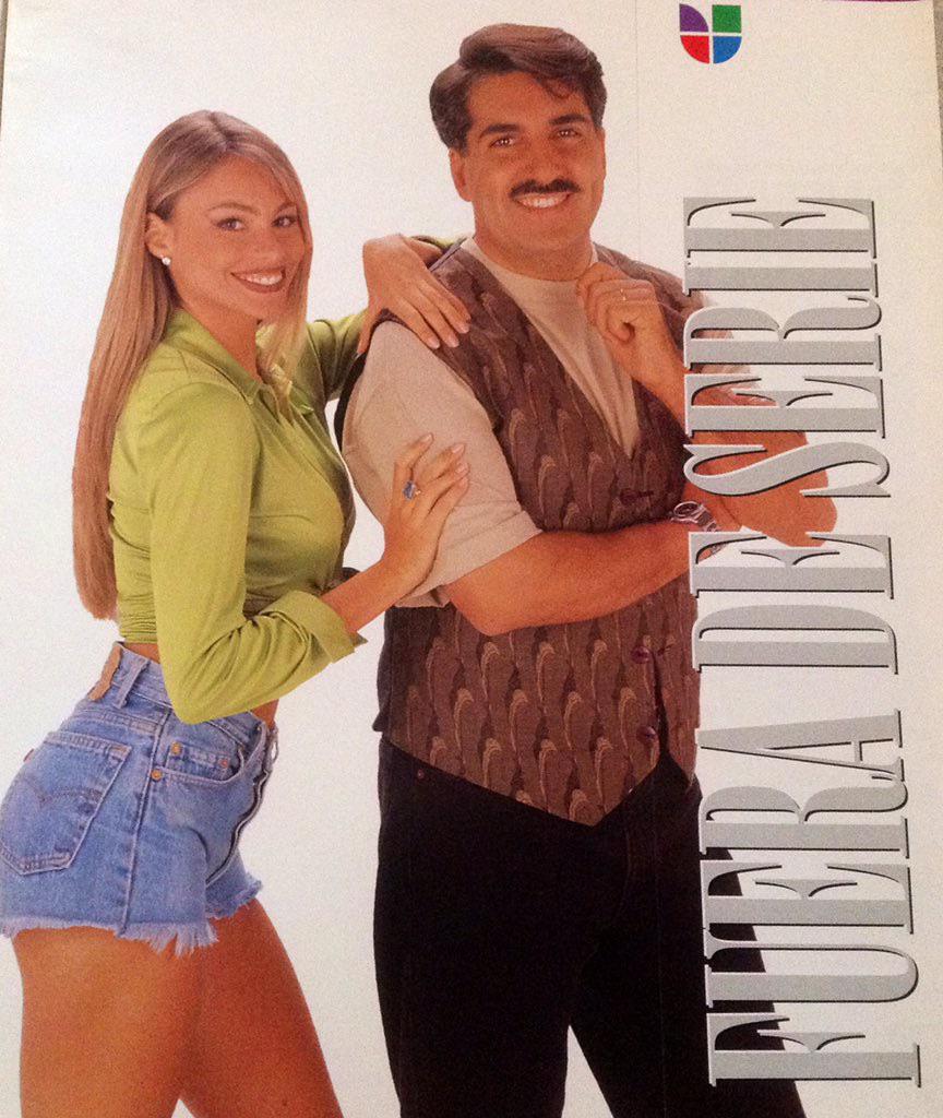 My dad and Sofia Vergara in the 90’s