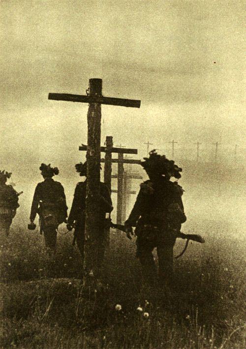 1941年夏季，德军进入俄罗斯境内。巴巴罗萨行动。