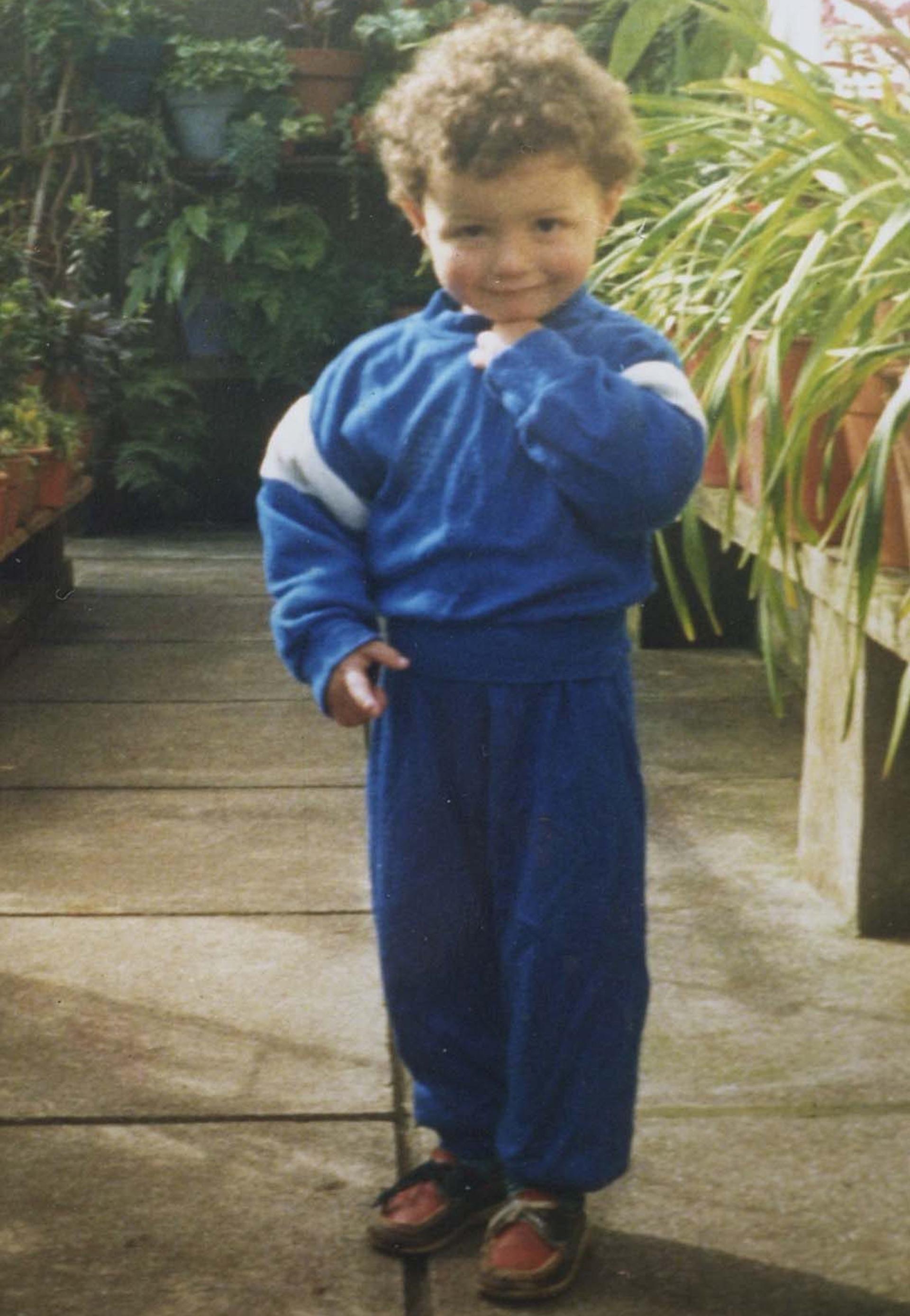 Cristiano Ronaldo circa 1990, already a fashion icon